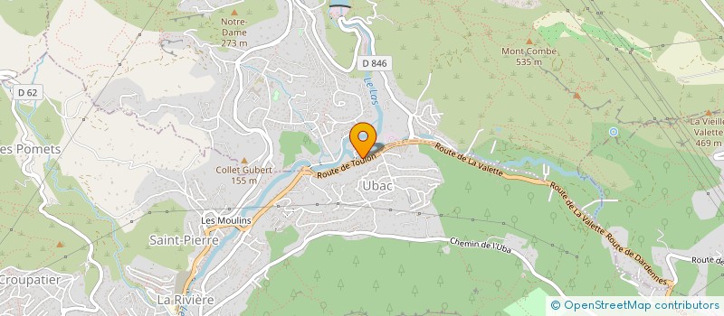 localisation de l'entreprise SCI LES CYPRES  TOULON