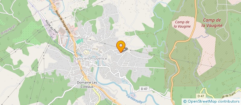 localisation de l'entreprise SCI LES CYPRES à TRANS-EN-PROVENCE