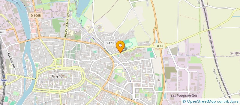 localisation de l'entreprise SCI LES CYPRES à SENS