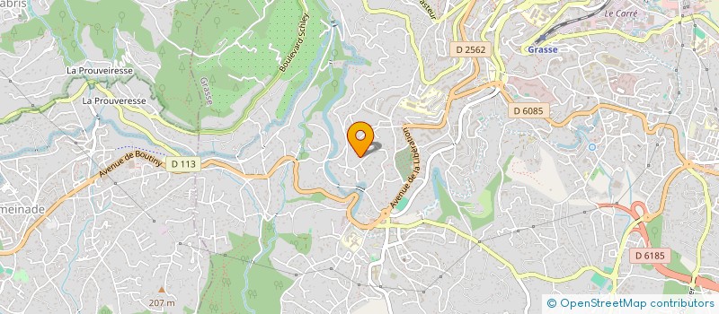 localisation de l'entreprise SCI LES CYPRES à GRASSE