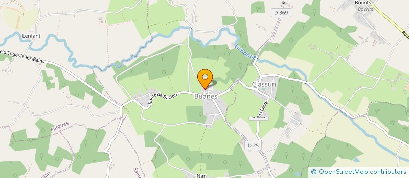 localisation de l'entreprise SCI LES CYPRES  CLASSUN