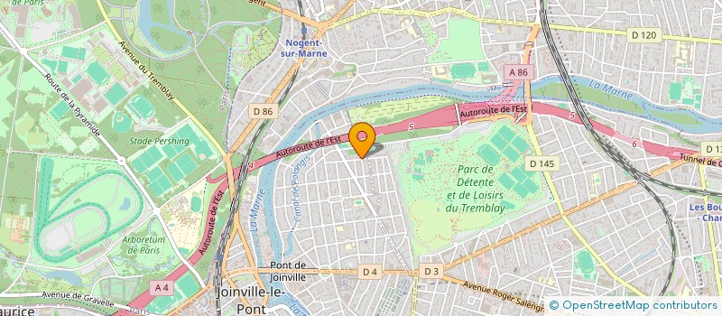 localisation de l'entreprise SCI LES CYPRES à JOINVILLE-LE-PONT