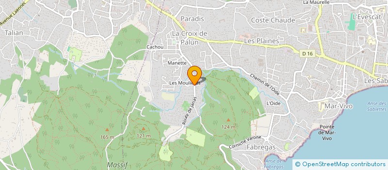 localisation de l'entreprise SCI LES CYPRES à LA SEYNE SUR MER