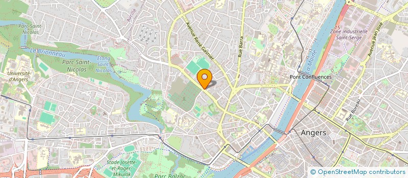 localisation de l'entreprise SCI LES CYPRES à ANGERS