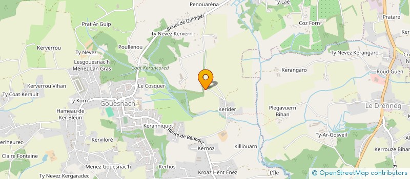 localisation de l'entreprise SCI LES CYPRES  GOUESNACH