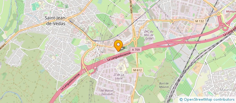 localisation de l'entreprise SCI LES CYPRES  SAINT-JEAN-DE-VEDAS