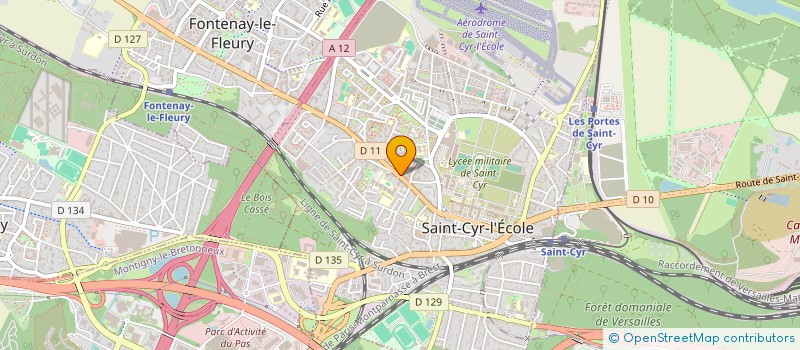 localisation de l'entreprise SCI LES CYRIELLES à MAREIL-MARLY