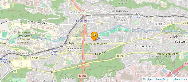 localisation de l'entreprise SCI LES CYTISES  DAX