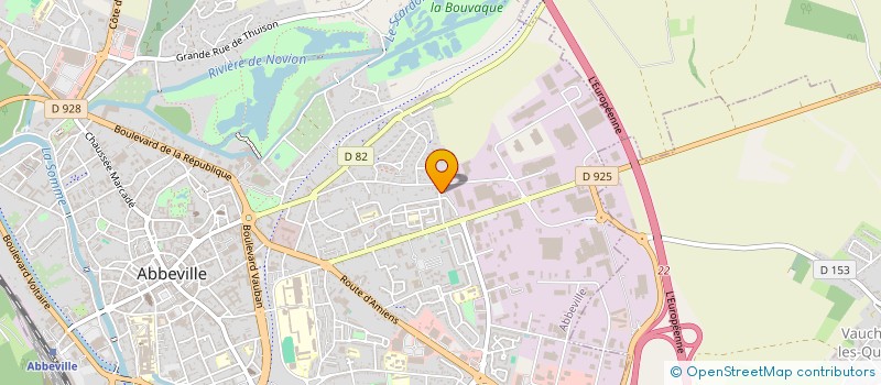 localisation de l'entreprise SCI LES CYTISES à ABBEVILLE