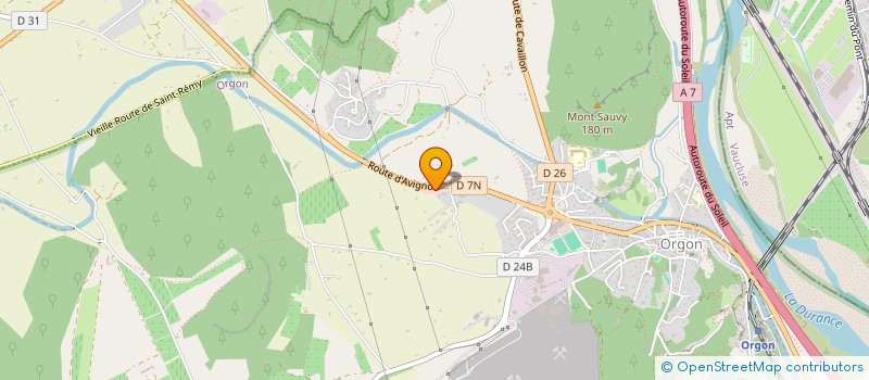 localisation de l'entreprise SCI  LES DACLADES  ORGON