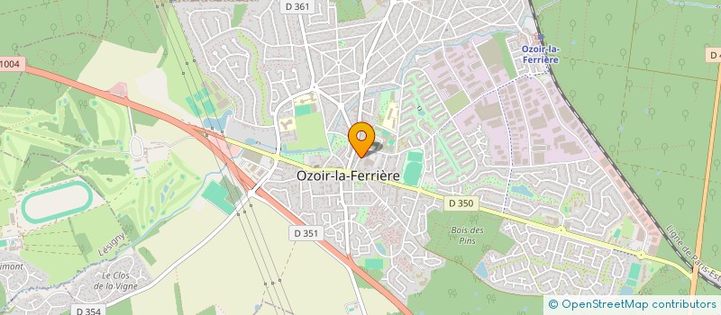 localisation de l'entreprise SCI LES DAHLIAS à OZOIR-LA-FERRIERE