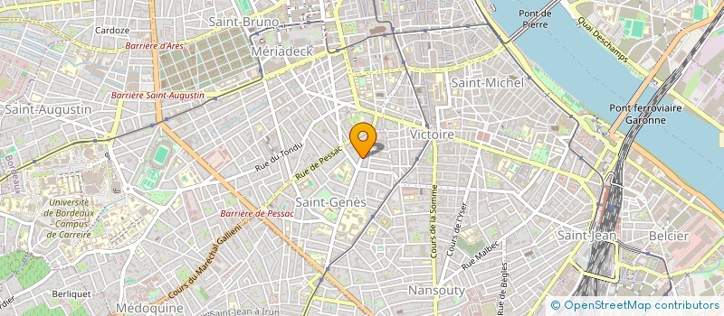 localisation de l'entreprise SCI LES DAHLIAS  BORDEAUX