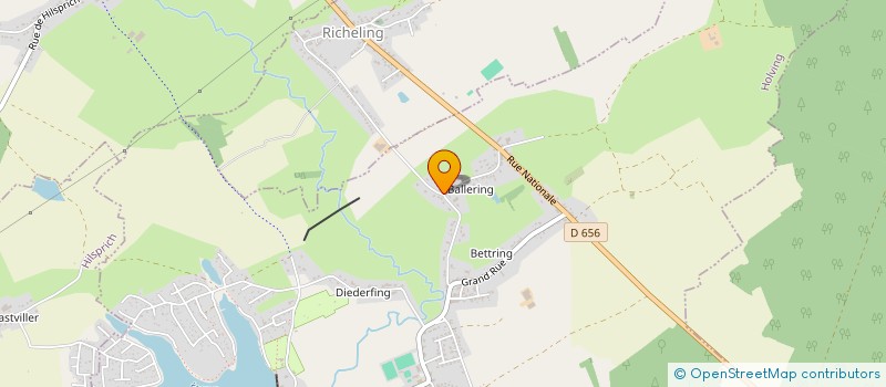 localisation de l'entreprise SCI LES DAHLIAS  ERNESTVILLER