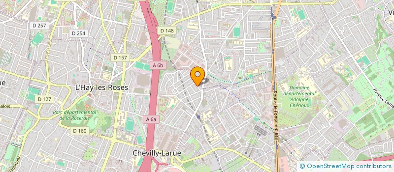 localisation de l'entreprise SCI LES DAHLIAS  L'HAY-LES-ROSES