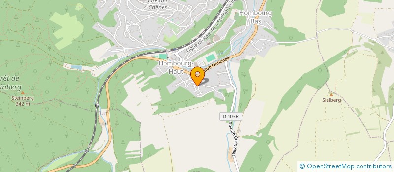 localisation de l'entreprise SCI LES DALTON à HOMBOURG-HAUT