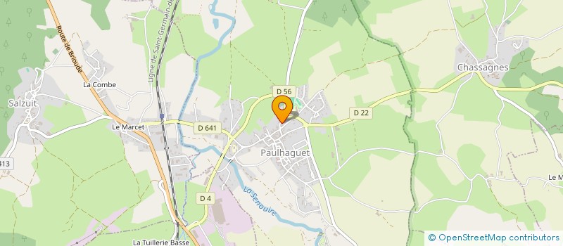 localisation de l'entreprise SCI LES DALTONS  SAINT GEORGES D'AURAC