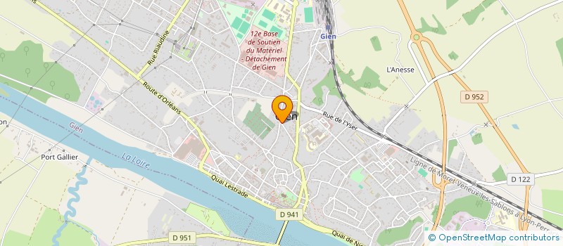 localisation de l'entreprise SCI LES DAMERAUDES à GIEN