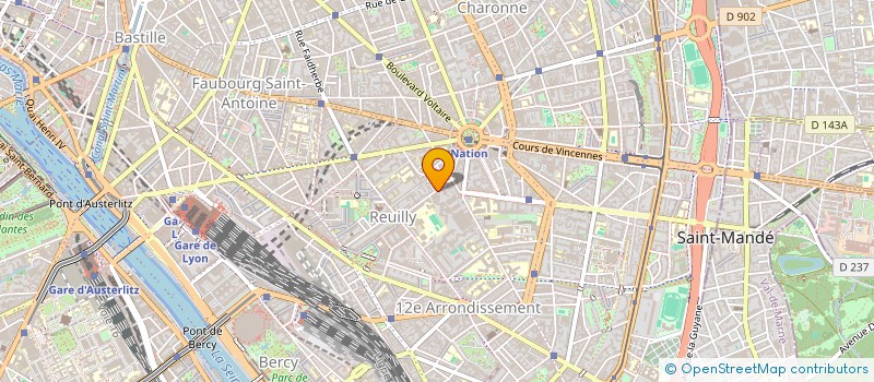 localisation de l'entreprise SCI LES DAMES D ALSACE  PARIS