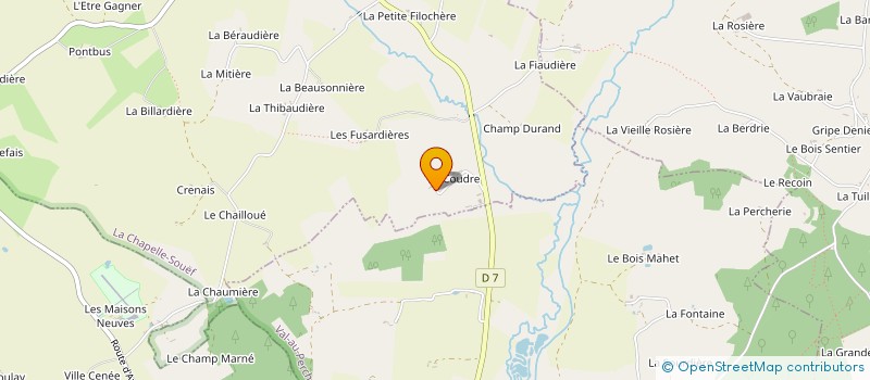 localisation de l'entreprise SCI LES DAMES DU FAUBOURG à LA CHAPELLE-SOUEF