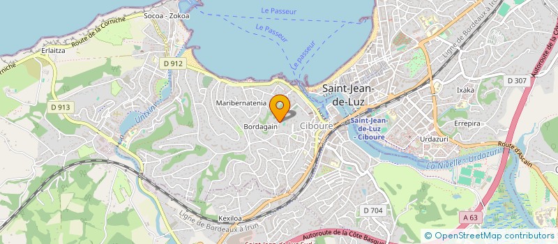 localisation de l'entreprise SCI LES DAMES NOIRES  CIBOURE