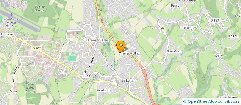 localisation de l'entreprise SCI LES DAMES SAINTE HELENE à CRANVES-SALES