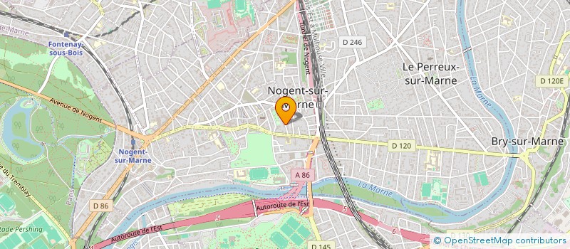 localisation de l'entreprise SCI LES DANAIDES à NOGENT-SUR-MARNE