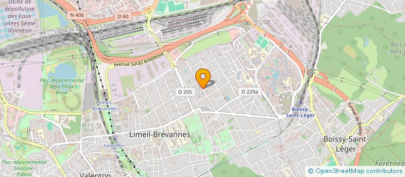 localisation de l'entreprise SCI LES DATHIA  LIMEIL-BREVANNES
