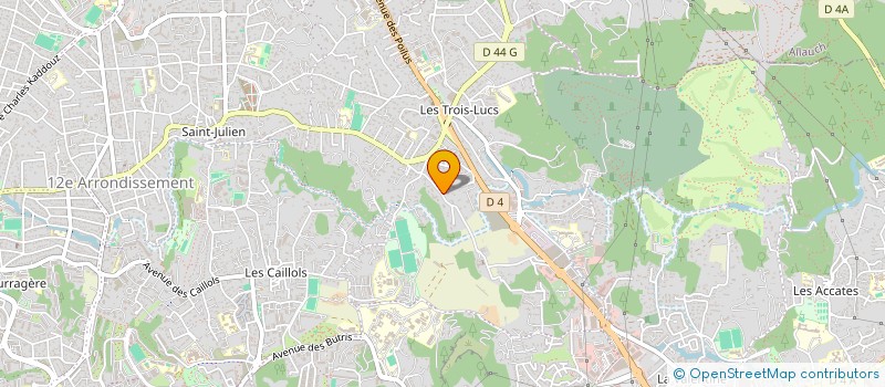 localisation de l'entreprise SCI LES DAUPHINES à MARSEILLE