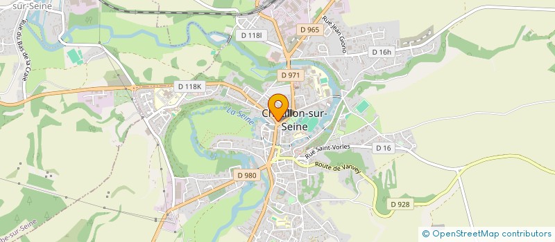 localisation de l'entreprise SCI LES DAUPHINS  CHATILLON-SUR-SEINE