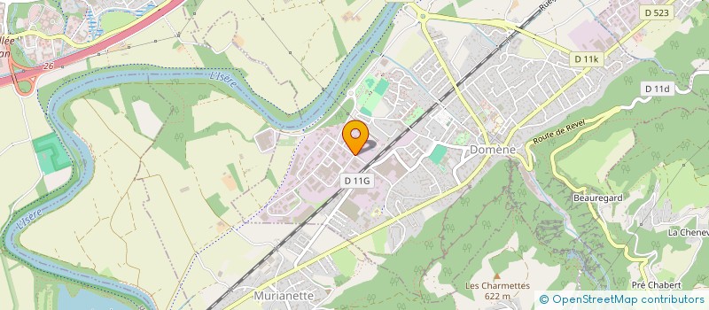 localisation de l'entreprise SCI LES DAUPHINS  DOMENE