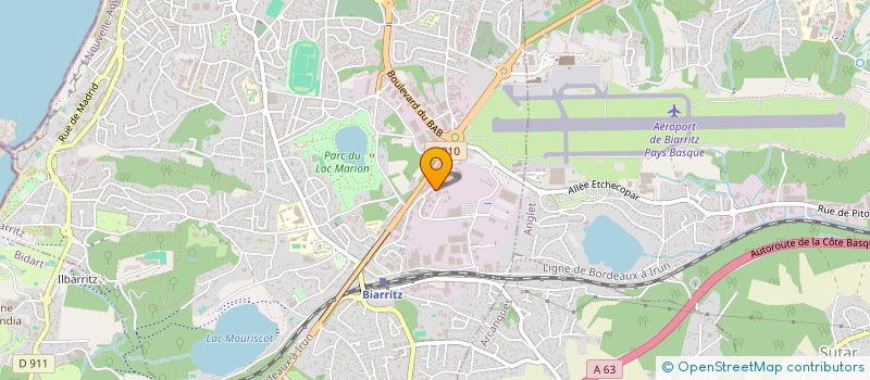 localisation de l'entreprise SCI LES DAUPHINS à BIARRITZ