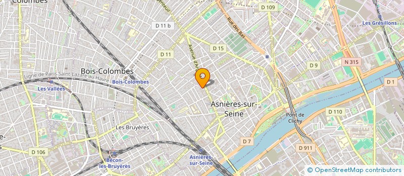localisation de l'entreprise SCI LES DAUPHINS à ASNIERES-SUR-SEINE