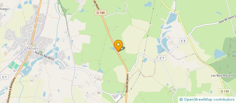 localisation de l'entreprise SCI LES DAUPHINS  BRESSUIRE