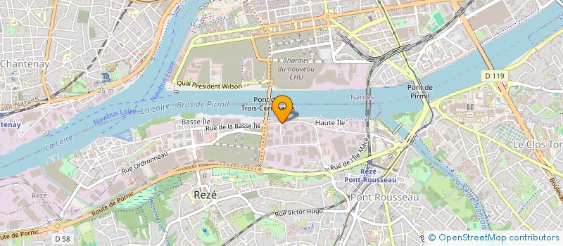 localisation de l'entreprise SCI LES DAUPHINS  REZE