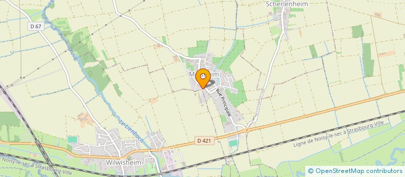 localisation de l'entreprise SCI LES DAUPHINS  HOHFRANKENHEIM