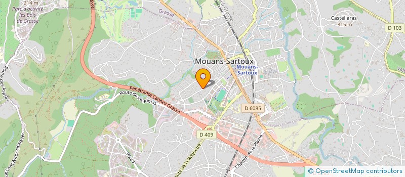 localisation de l'entreprise SCI LES DAUPHINS à MOUANS-SARTOUX