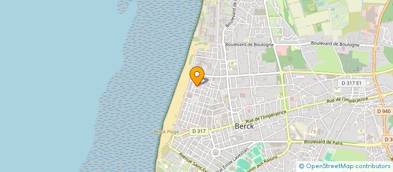 localisation de l'entreprise SCI LES DAUPHINS  BERCK