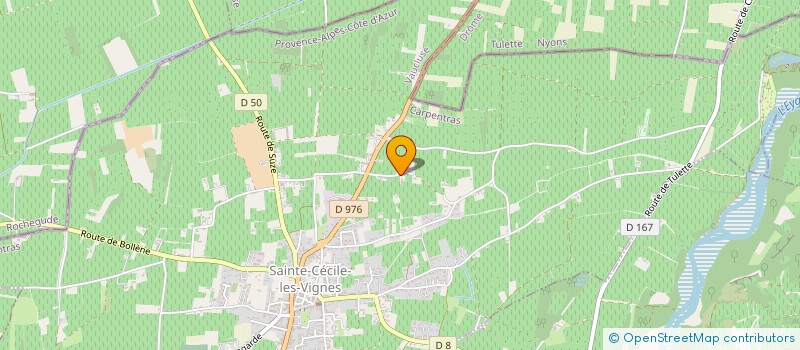 localisation de l'entreprise SCI LES DAUPHINS  SAINTE-CECILE-LES-VIGNES