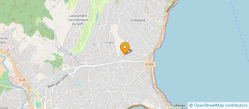 localisation de l'entreprise SCI LES DAUPHINS à SAINTE-MAXIME