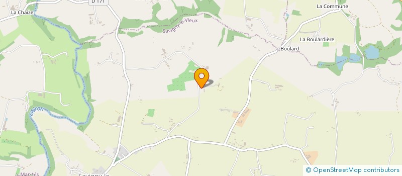 localisation de l'entreprise SCI LES DELINOIS  SAVIGNY-LE-VIEUX