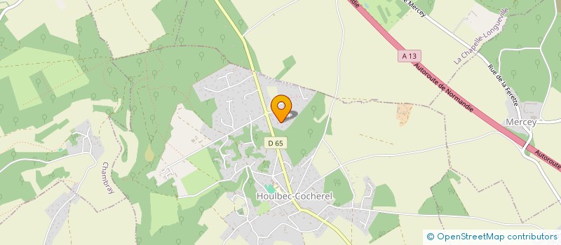 localisation de l'entreprise SCI LES DEMEURES  HOULBEC-COCHEREL