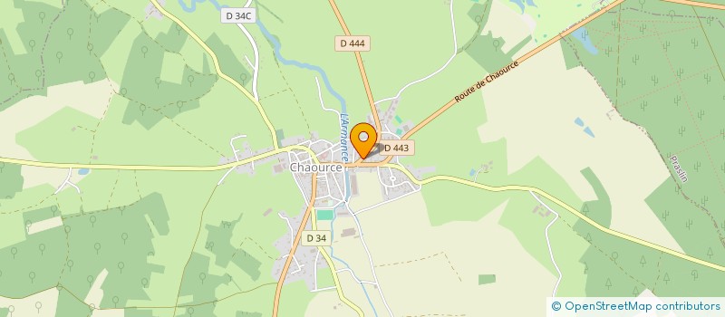 localisation de l'entreprise SCI LES DEMEURES DE LA COQUE  CHAOURCE