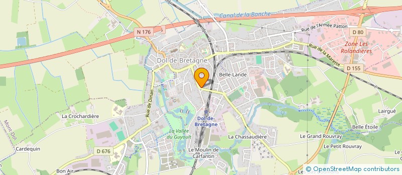 localisation de l'entreprise SCI LES DEMEURES DOLOISES  DOL-DE-BRETAGNE