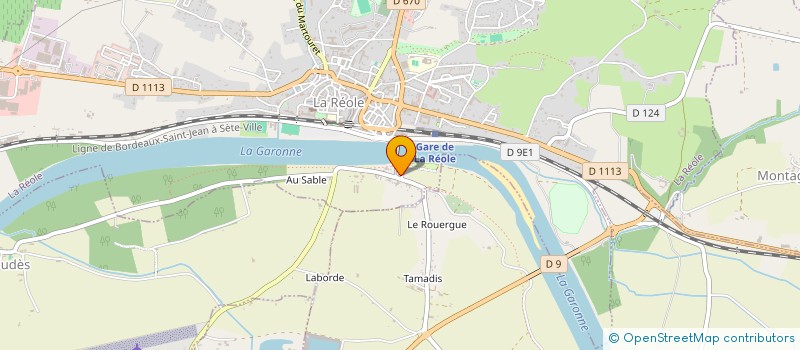 localisation de l'entreprise SCI LES DEMEURES DU BORDELAIS  SAINT-SEVE