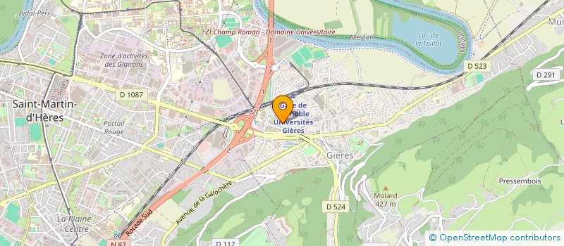 localisation de l'entreprise SCI LES DEMOISELLES  GIERES