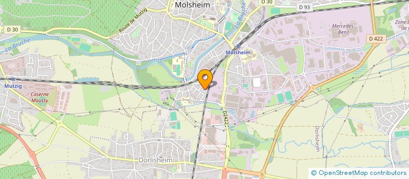 localisation de l'entreprise SCI LES DEMOISELLES  DORLISHEIM