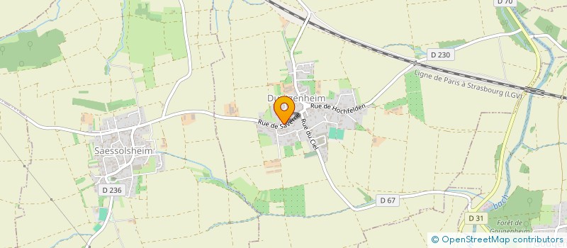 localisation de l'entreprise SCI LES DEMOISELLES  DUNTZENHEIM