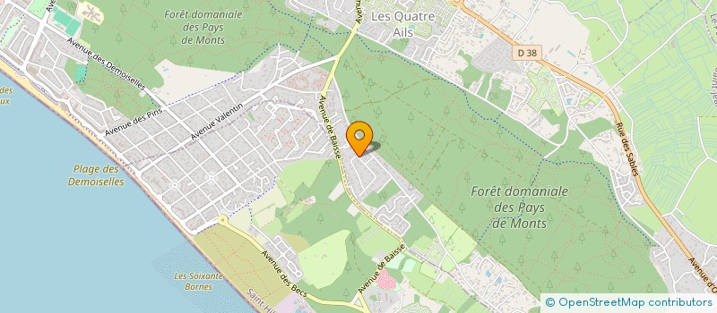localisation de l'entreprise SCI LES DEMOISELLES DE ST JEAN  SAINT-JEAN-DE-MONTS