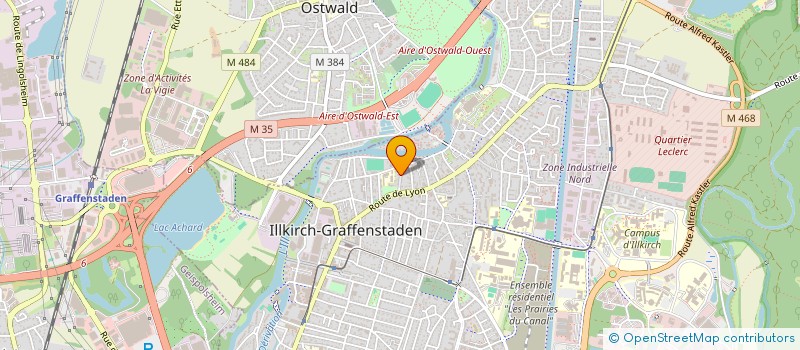 localisation de l'entreprise SCI LES DENIERS à ILLKIRCH-GRAFFENSTADEN