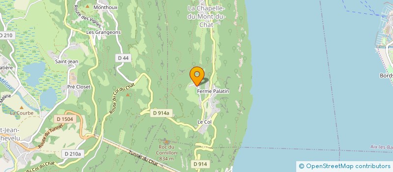 localisation de l'entreprise SCI LES DENTS DU CHAT  LA CHAPELLE-DU-MONT-DU-CHAT